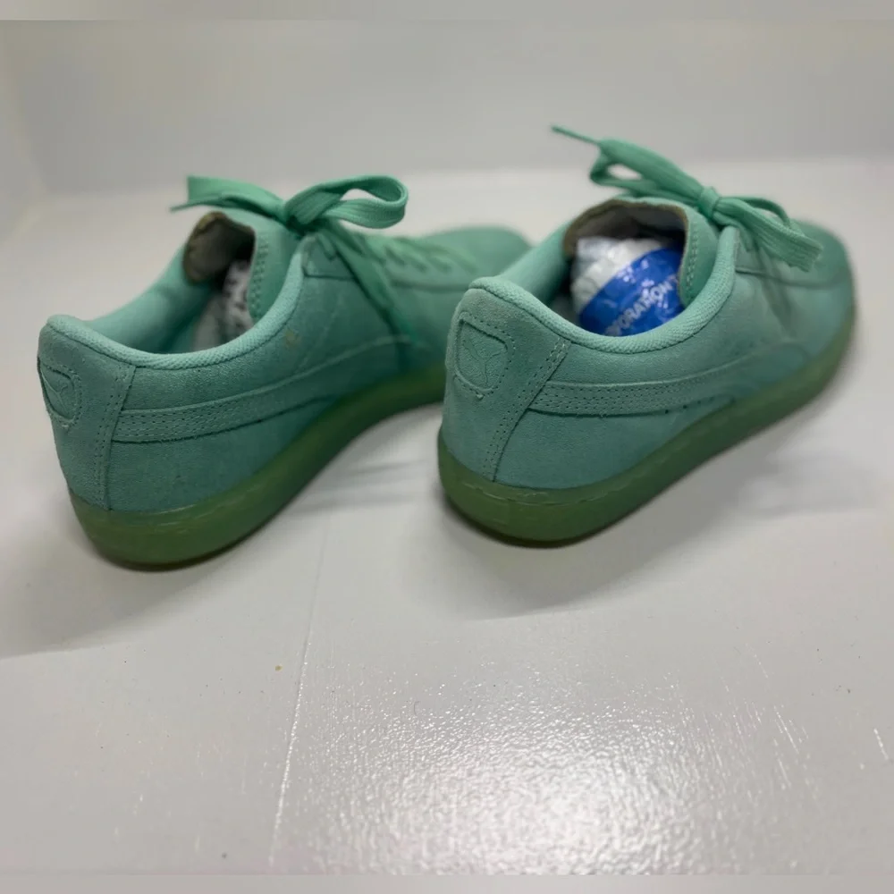 Women’s Puma Suede Classic mint green Athletic Shoes EU 38.5 US 8 men’s 6.5 - Picture 5 of 10